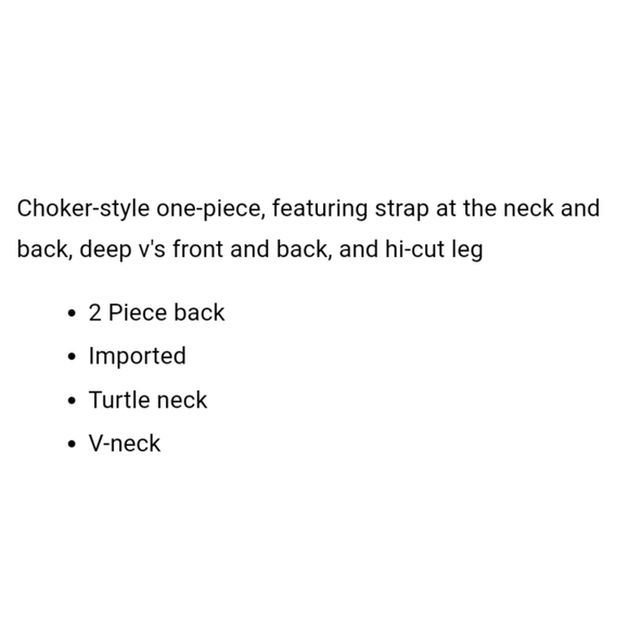 Kendall + Kyle One Piece Swimsuit NEW black - Picture 6 of 7